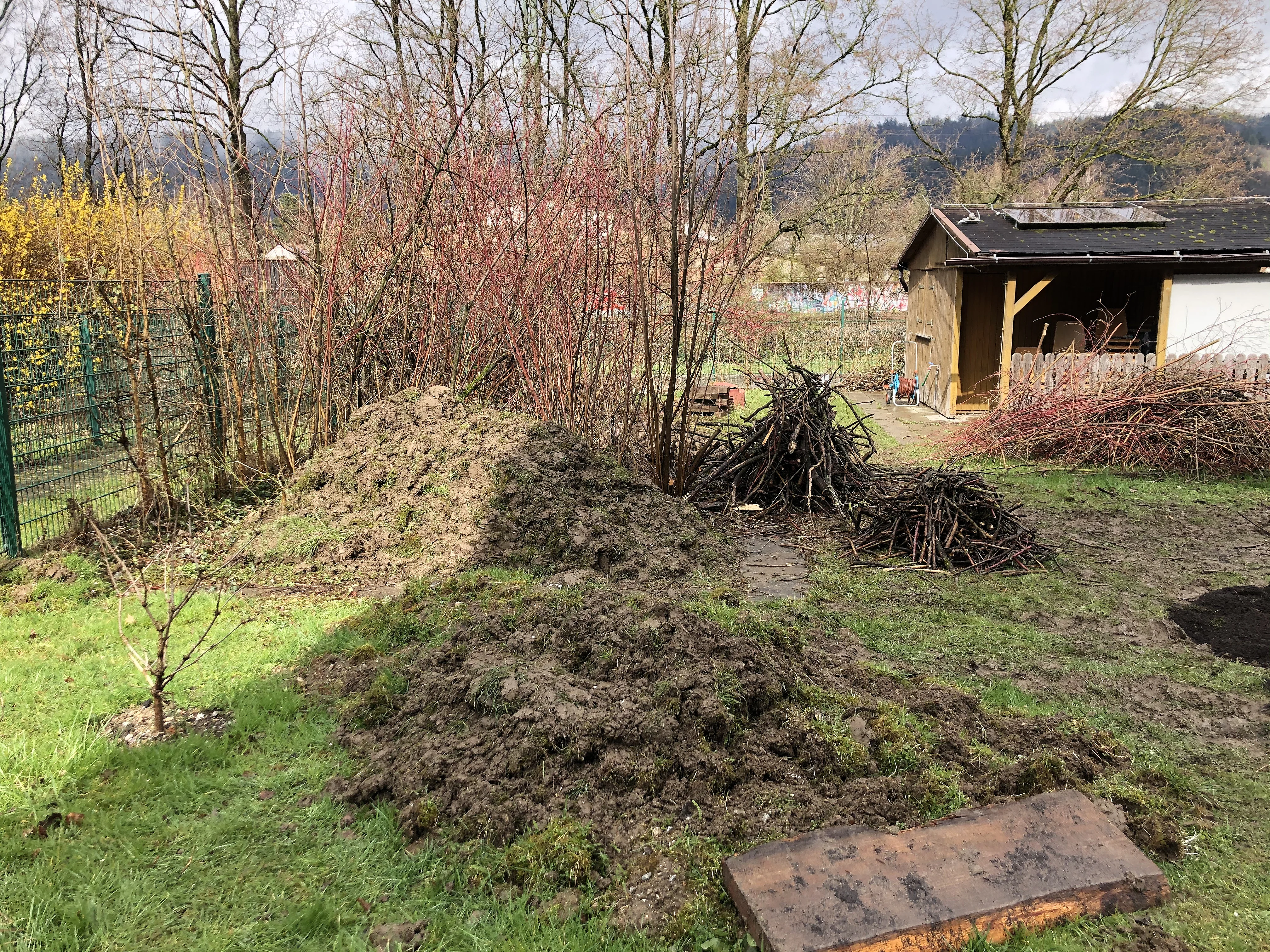 Grasnarbenhaufen