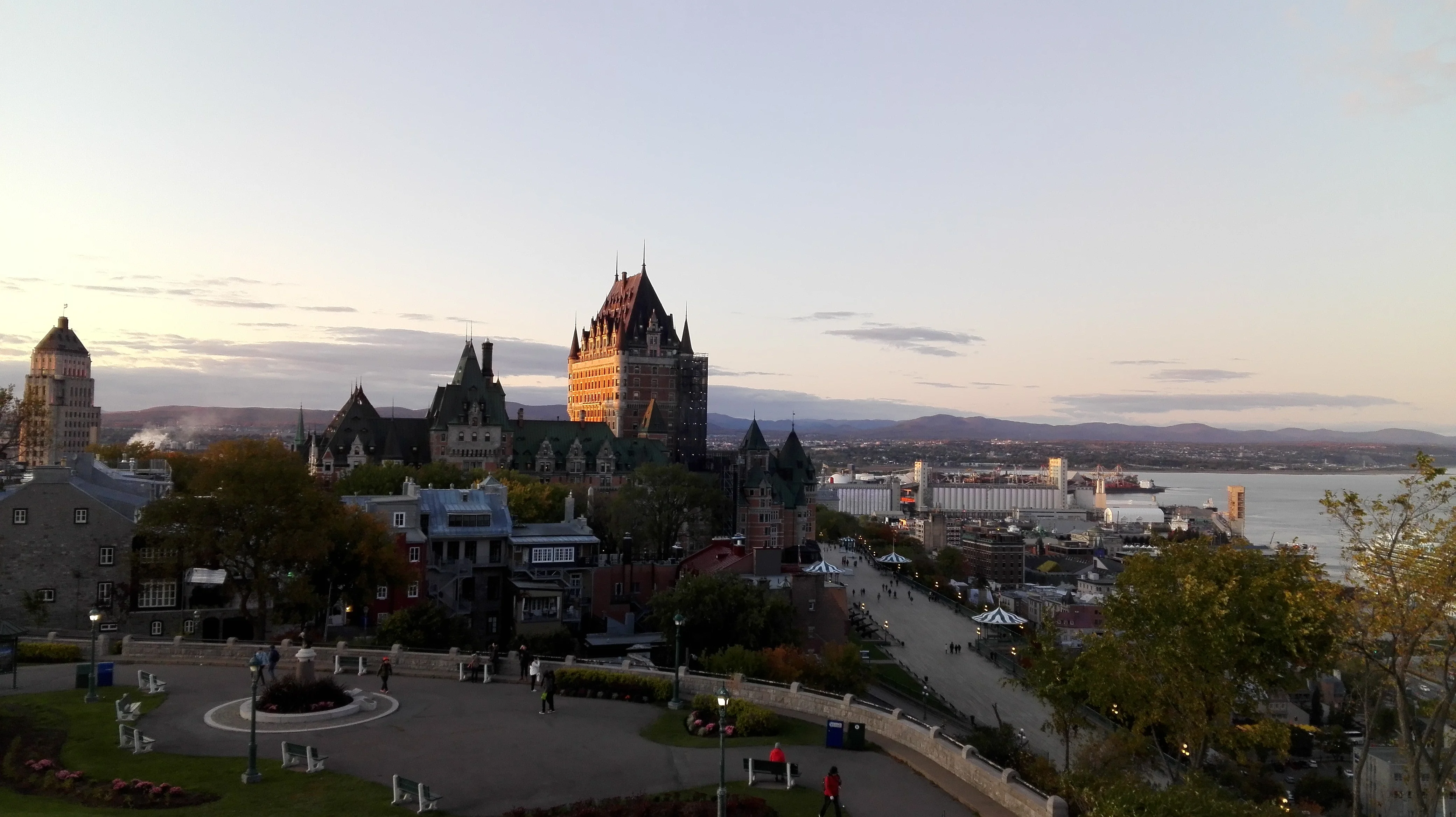 Panoramablick in Québec-Ville