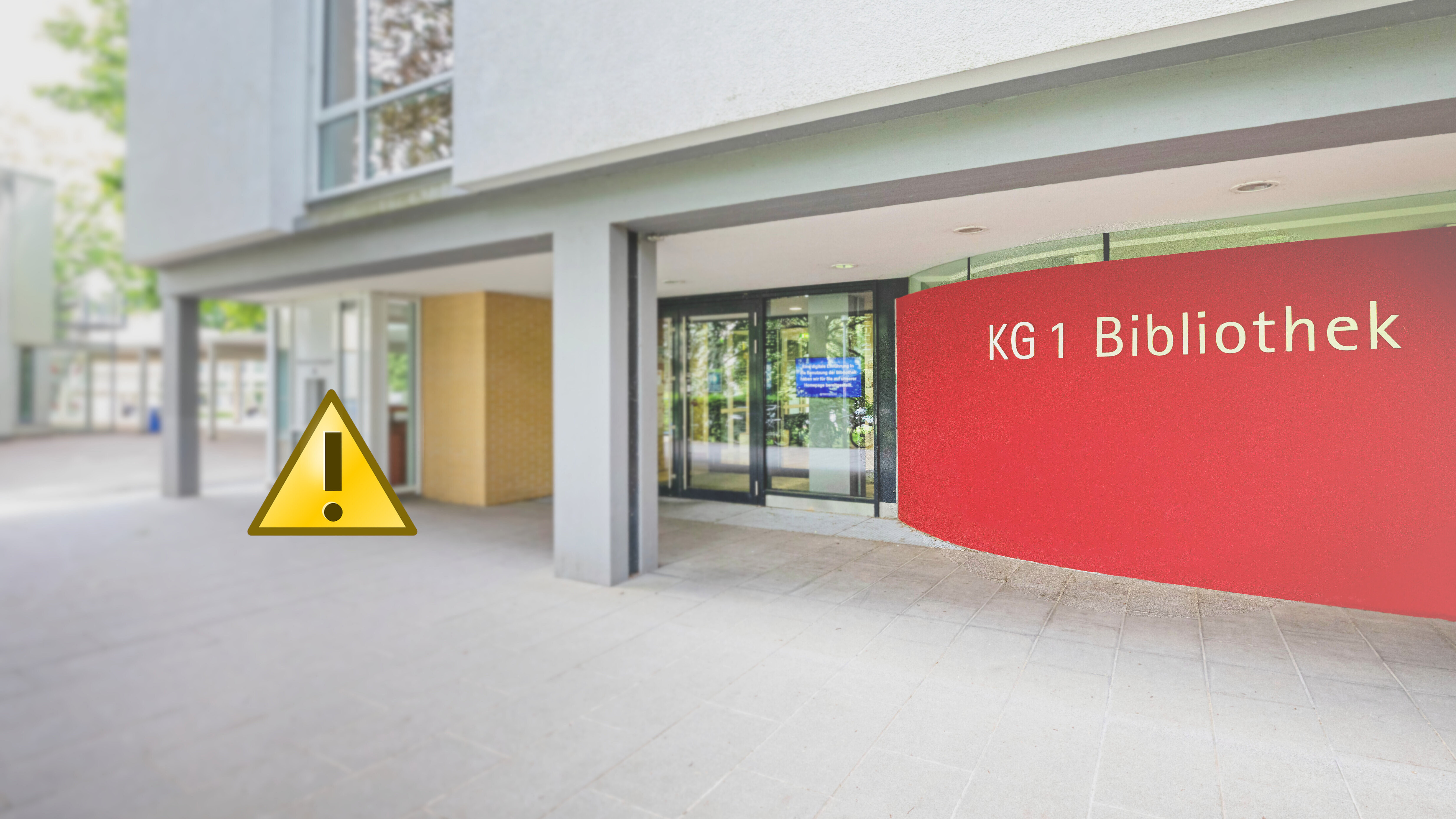 Bibliotheksservices während der Störung