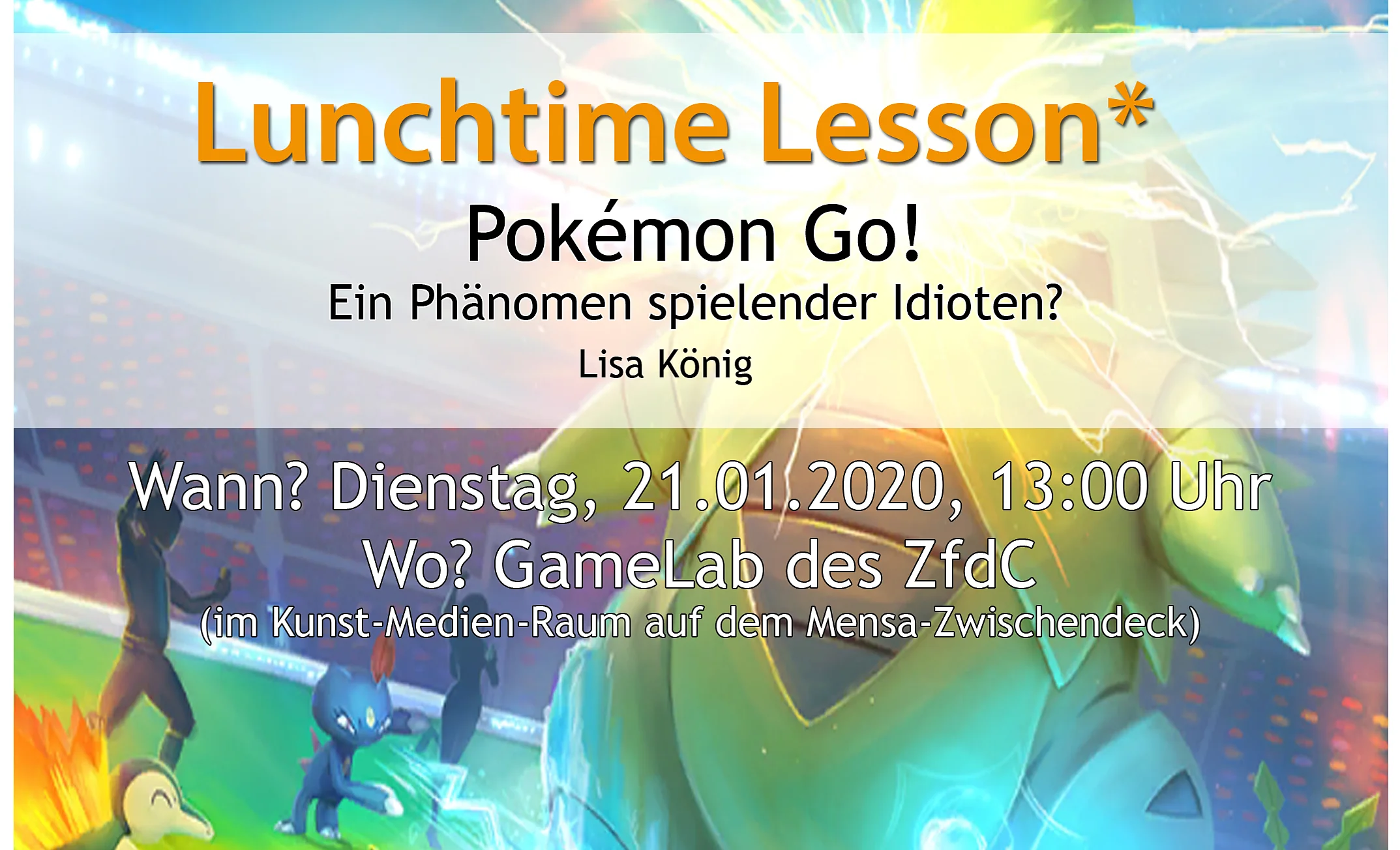 Lunchtime Lesson: Pokémon Go