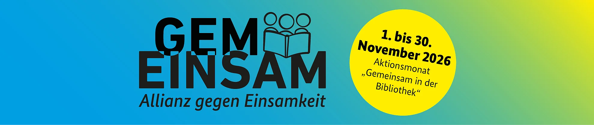 Aktionsmonat: Gemeinsam in der Bibliothek