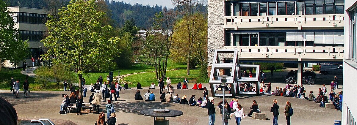 A photograph of the Pädagogische Hochschule Freiburg.