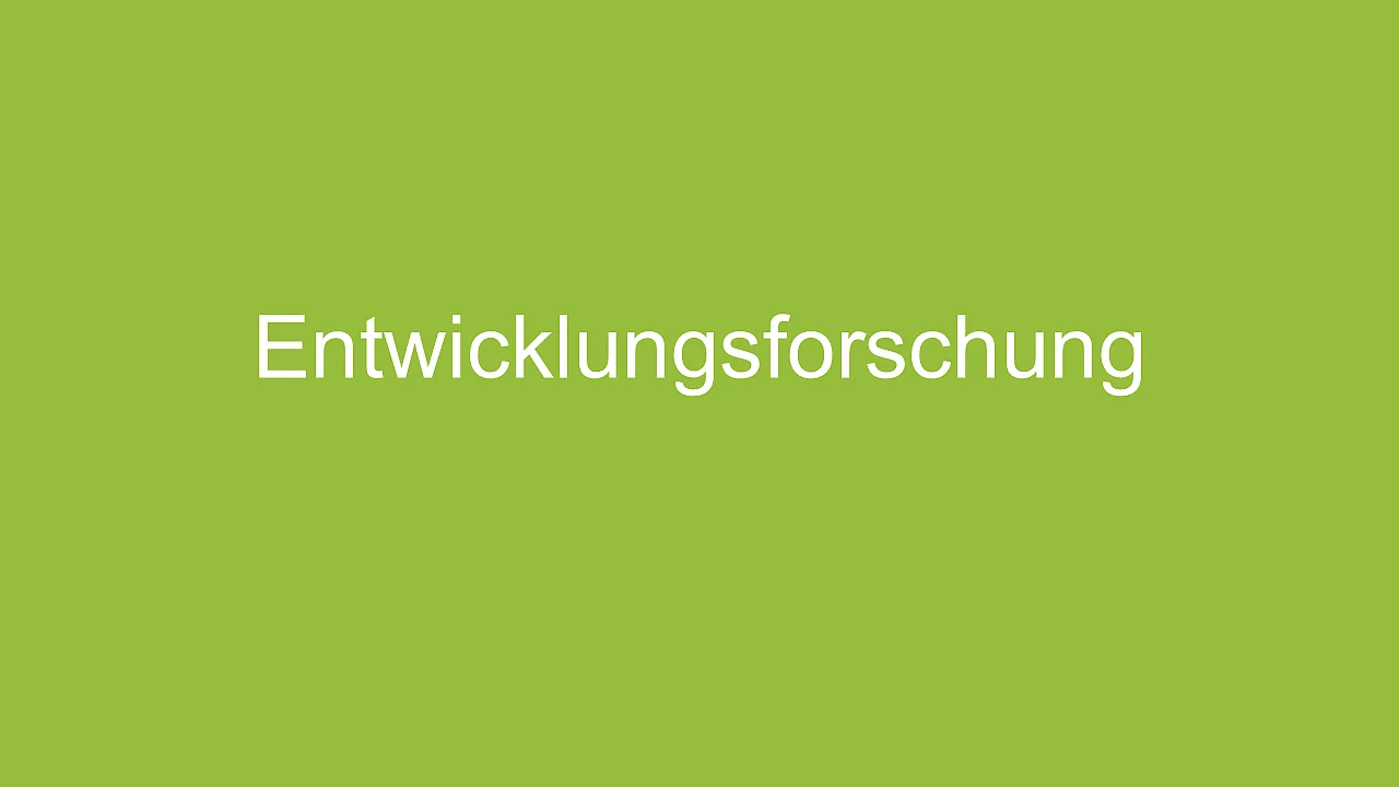 Entwicklungsforschung