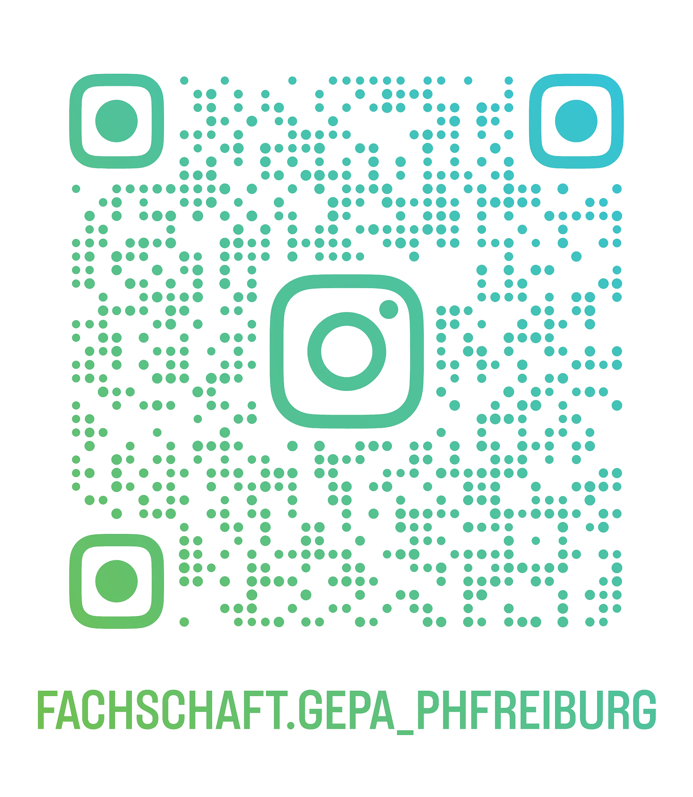 QR-Code zum Instagram-Account der Fachschaft