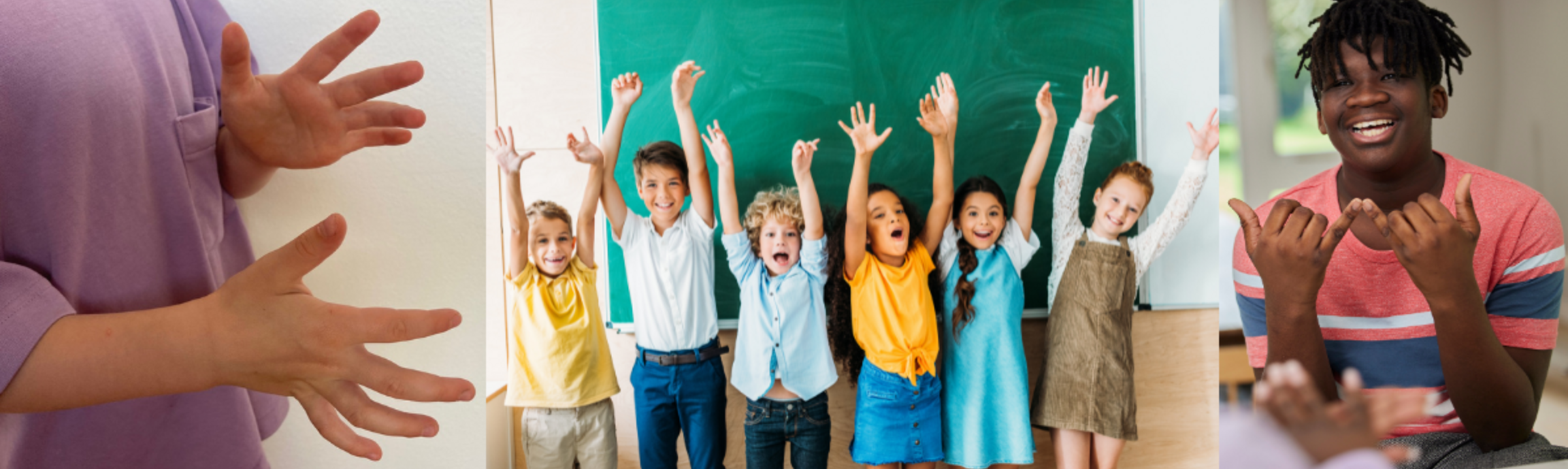 Kinder und Gebärdensprache
