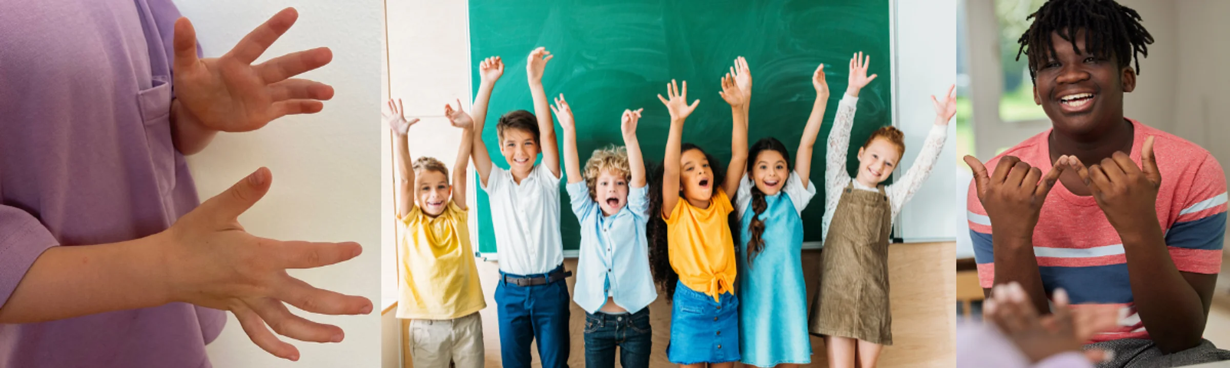 Kinder und Gebärdensprache