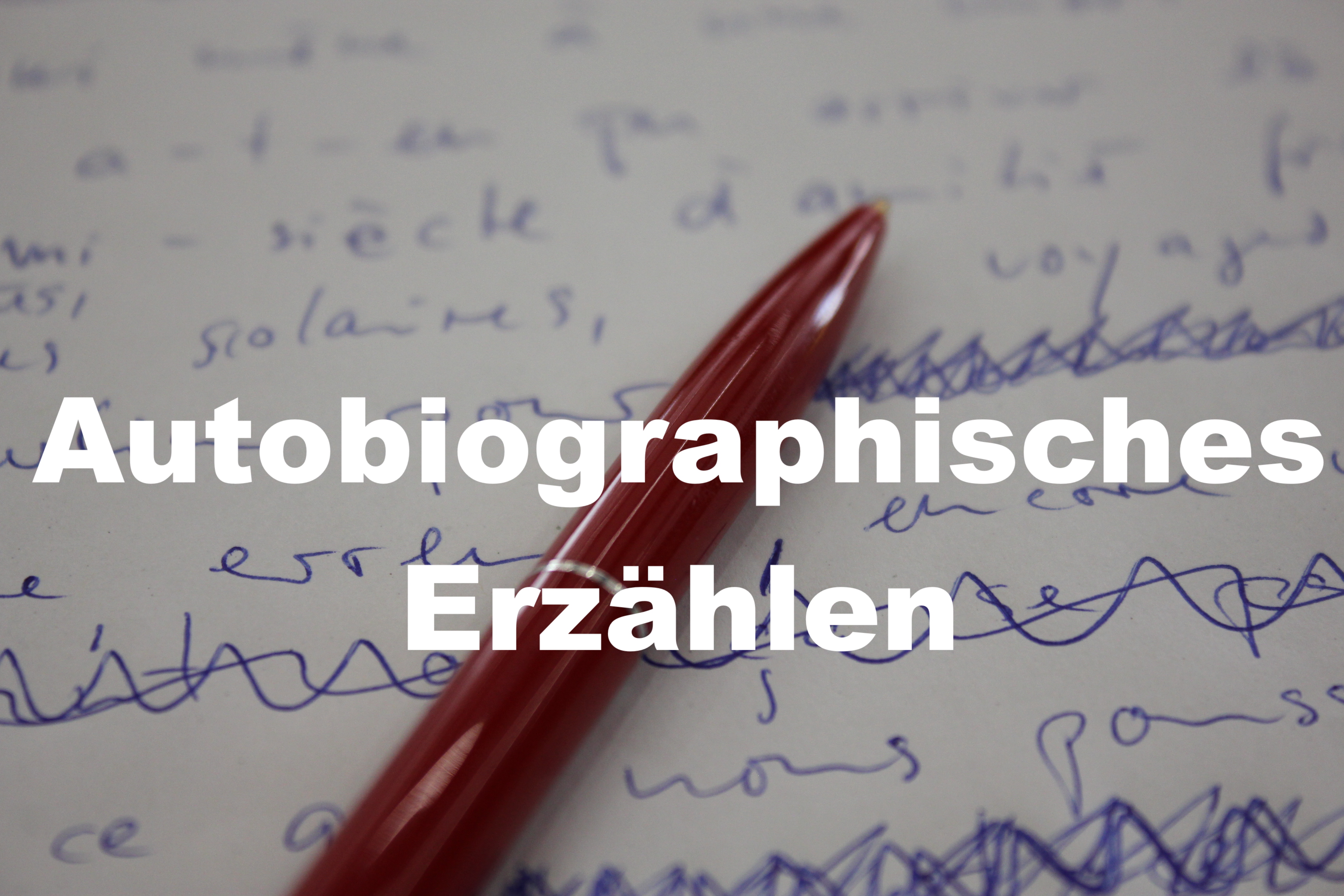 Autobiographisches Erzählen