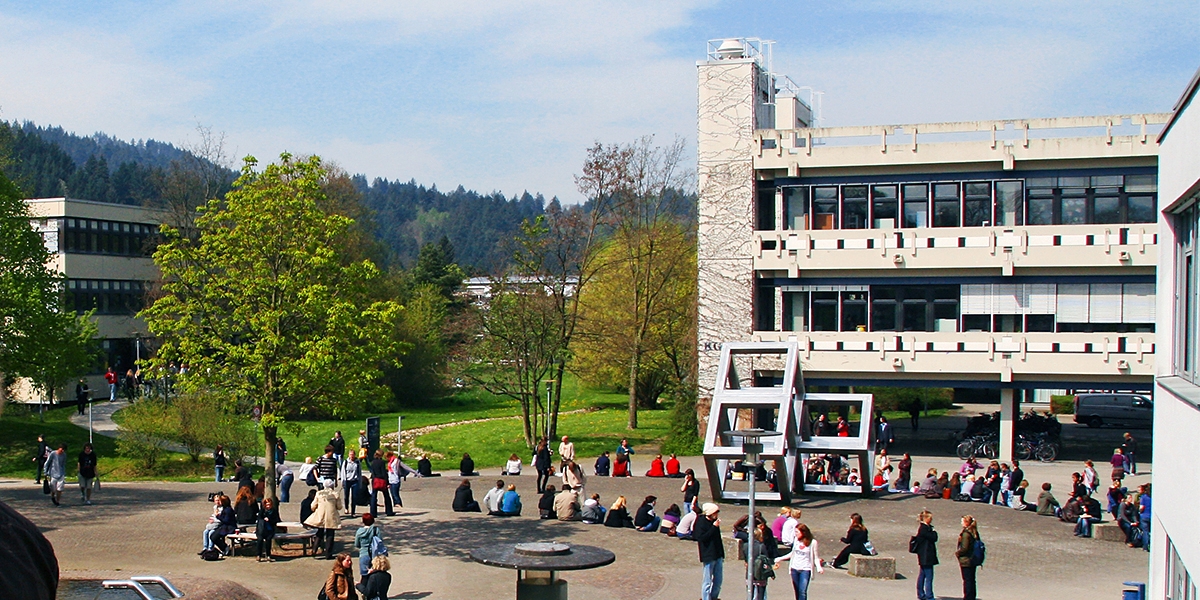 A photograph of the Pädagogische Hochschule Freiburg.