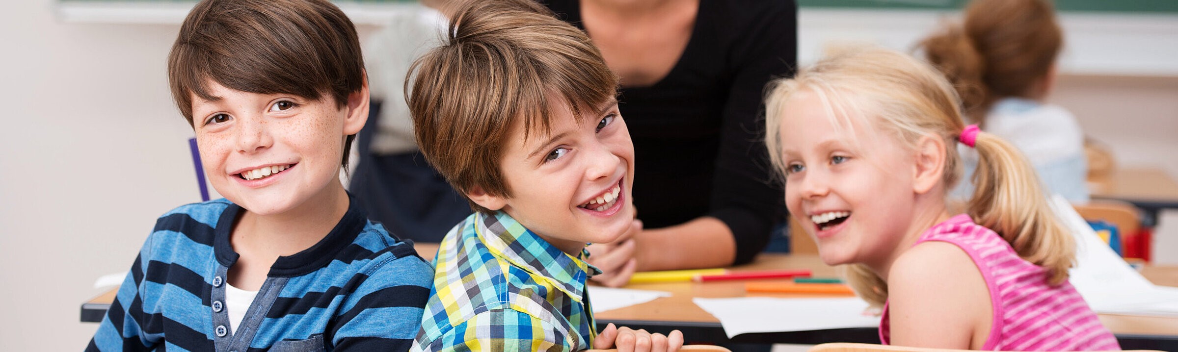 picture of children smiling