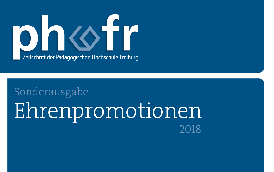 Cover Sonderausgabe Ehrenpromotionen