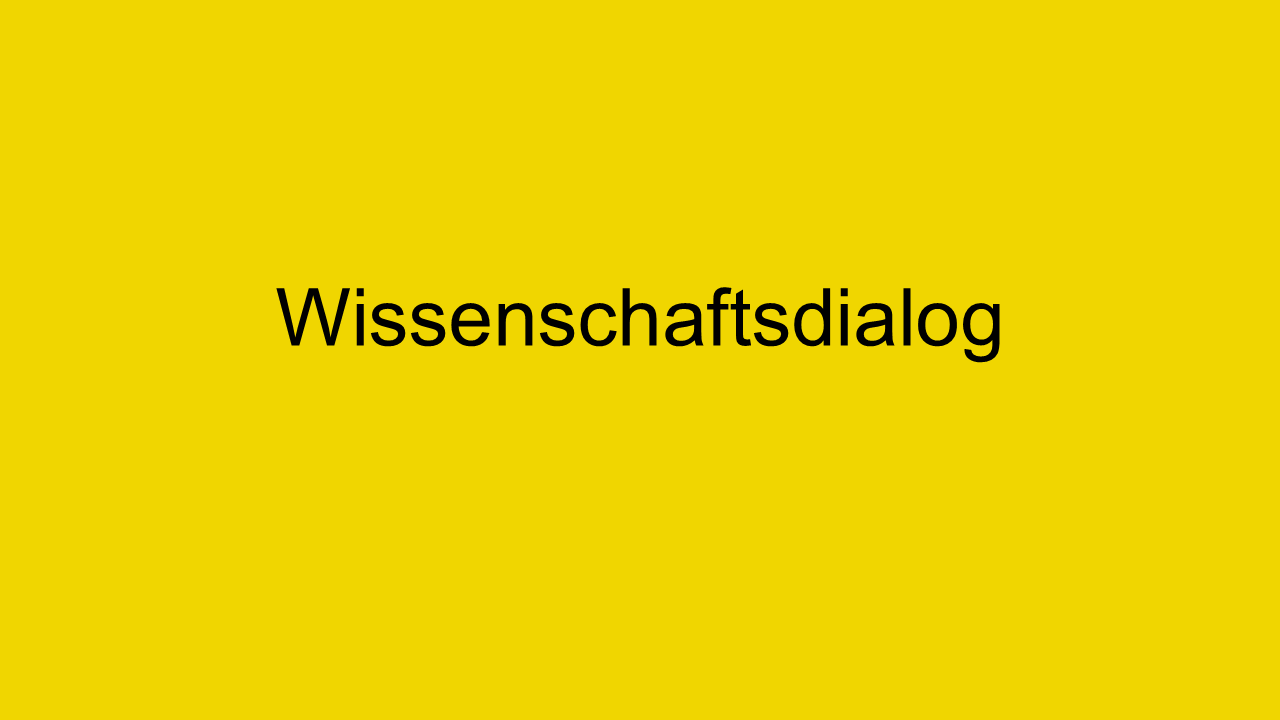 Wissenschaftsdialog